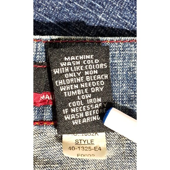 Y2K KIKIT Jeans Womens Size 14 Boot Cut Stretch Blue Denim Maurice Sasson - Picture 8 of 10